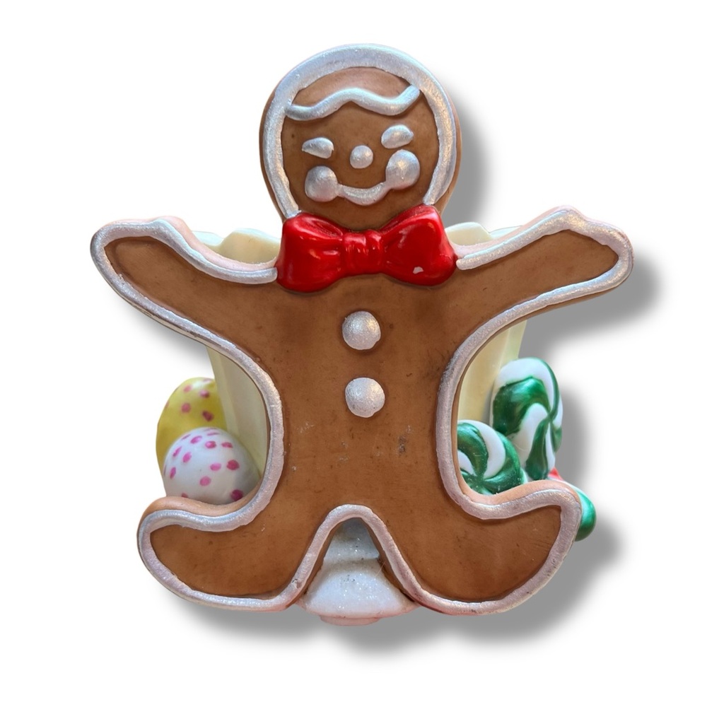 Vintage Gingerbread Man Candle Holder - Picture 10 of 10